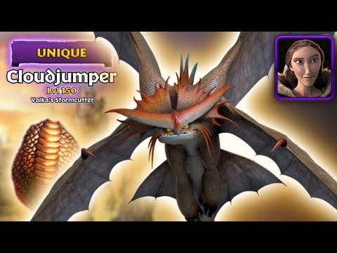 CLOUDJUMPER - Valka's Unique Stormcutter Max Level 150 Titan Mode | Dragons: Rise of Berk