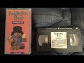 Paddington Bear Paddington P I Full 1990 Buena Vista Home Video VHS