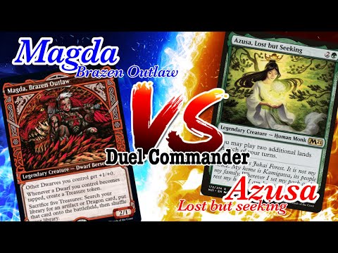 Magda, Brazen Outlaw VS. Azusa, Lost but Seeking | Duel Commander