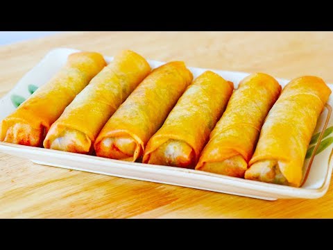 How to Cook Crispy Shrimp Spring Rolls by CiCi Li
