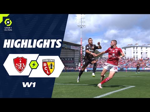STADE BRESTOIS 29 - RC LENS (3 - 2) - Highlights - (SB29 - RCL) / 2023-2024