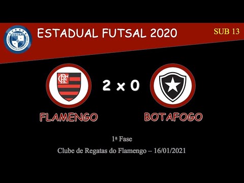 FLAMENGO 2 x 0 BOTAFOGO - Estadual Futsal 2020 (Sub 13)