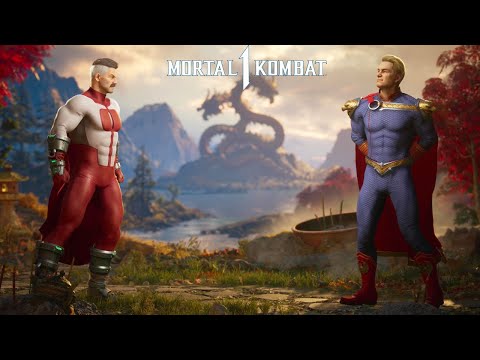 Omni Man vs Homelander Battle - Mortal Kombat 1 (4K 60FPS)