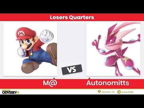 Super Smash Odyssey 4 - Losers Quarters - M@ vs Autonomitts