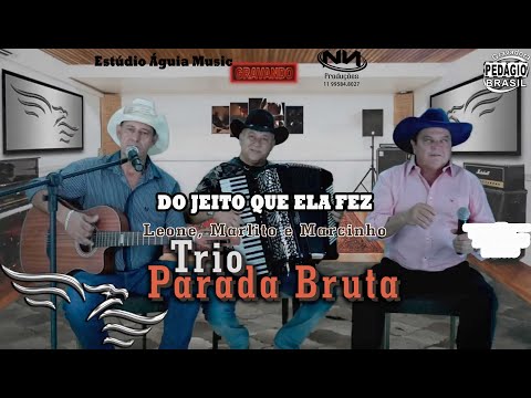 Do Jeito Que Ela Fez - TRIO PARADA BRUTA - Leone, Marlito e Marcinho (Estúdio Águia Music)
