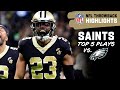 Saints' Top 5 Plays vs Eagles | NFL Throwback Highlights