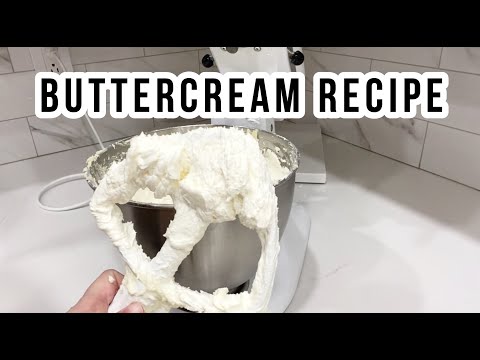 BUTTERCREAM RECIPE | Cake decorating tutorials | Sugarella Sweets