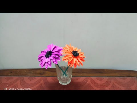 How to make paper flowers