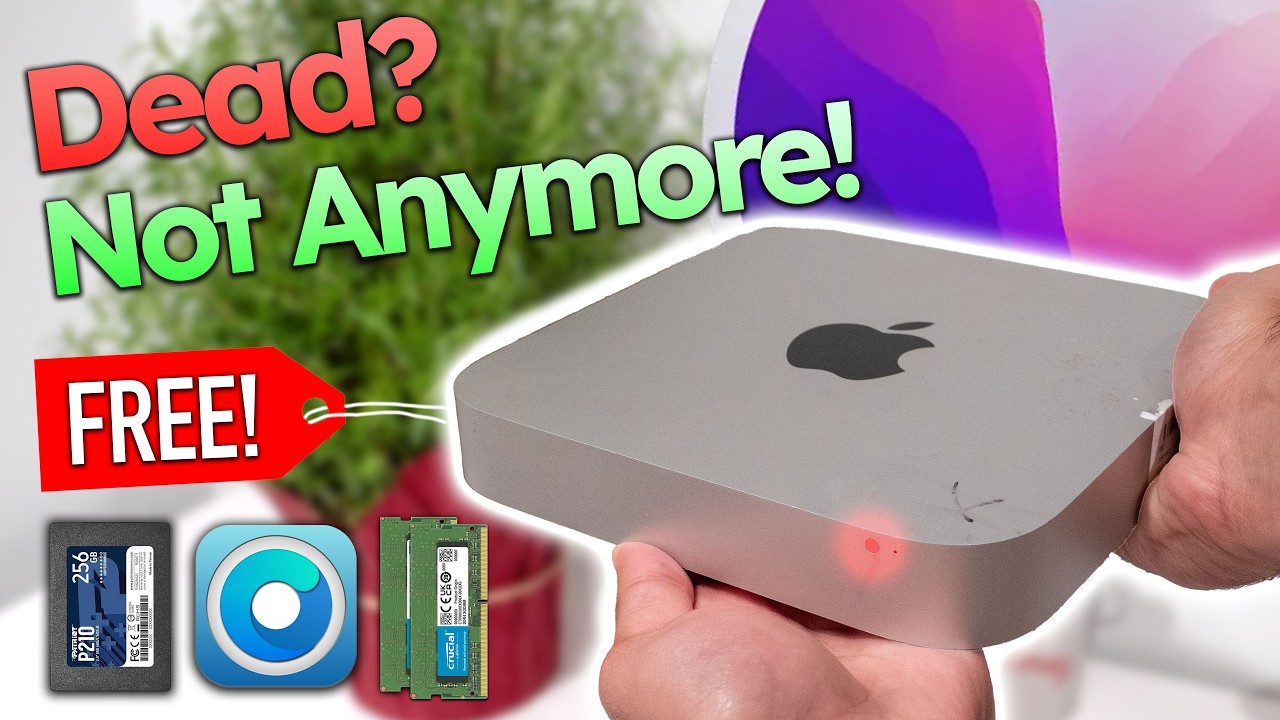 I Saved This FREE Mac Mini From E-Waste!