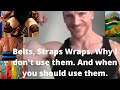 Weightlifting Belts, Knee Wraps and Straps are misused. Here's Why.