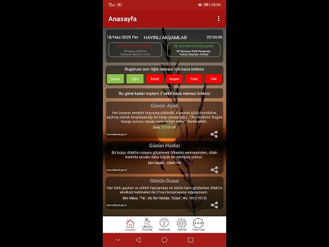 Kaza Namazı Hesaplama ve Takip Video