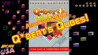 Q*Bert's Qubes! (Atari 2600 - Parker Brothers)