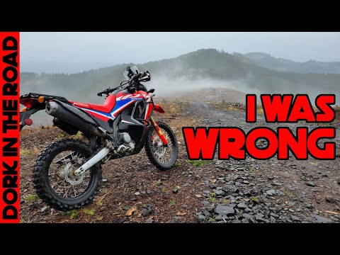 Soggy, Slippery, and SURPRISING First Off Road Ride on the Honda CRF300L Rally