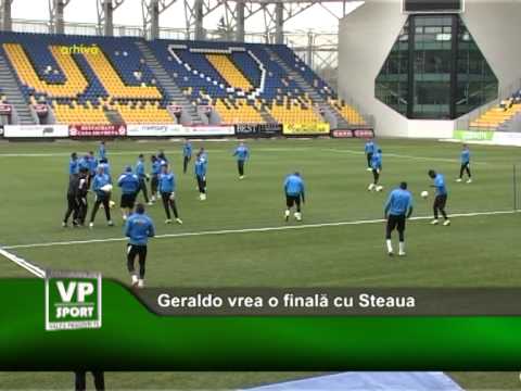 Geraldo vrea o finala cu Steaua