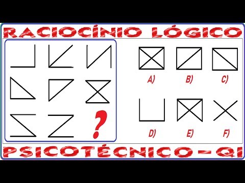 Raciocínio Lógico Figura Sequência Psicotécnico QI Quociente de Inteligência Detran Concurso RLM
