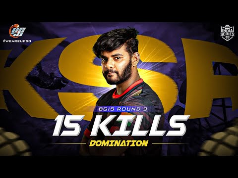 IGL POV WWCD In BGIS Round 3 15 Finishes || BGIS || TEAM UP50 ESPORTS || KRAFTON