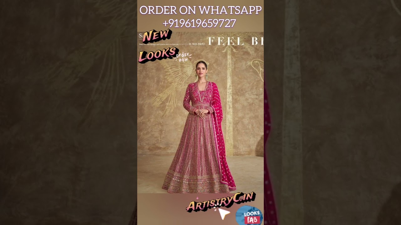 Sayuri Designer Georgette Anarkali Gowns: Luxurious Embroidery for Weddings & Parties