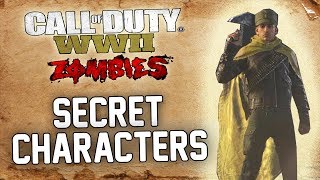 HOW TO UNLOCK ALL 6 SECRET PLAYABLE CHARACTERS! (WWII ZOMBIES)