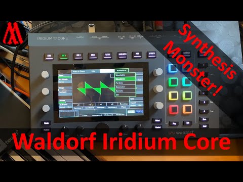 Immagine Waldorf Iridium Core Desktop Synthesizer 2024 - Present - Black - 8