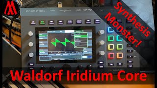 Video thumbnail for Waldorf Iridium Core: A Synthesis Monster!  Test & Sound Design! by Jürgen Moßgraber