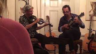 Darol Anger and Mike Marshall, Germantown, NY house concert, October 15, 2017.