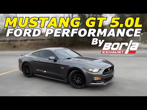 2017 Ford Mustang GT 5.0 V8 Exhaust Sound w/ Ford Performance Exhaust System By Borla!