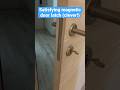 Genius magnetic door latch #home #homedecor #diy #house #housedesign #design #interior #future #cool