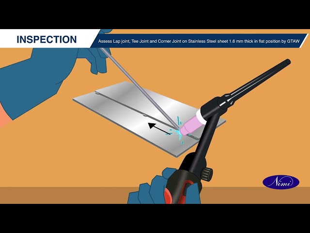 Lap, Tee, and Corner Joints-SS sheet-1.6 mm thick-flat position