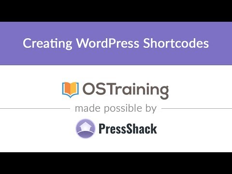 WordPress Development Lesson 29 Creating WordPress Shortcodes