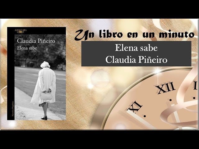 Vídeo relacionado con Elena sabe