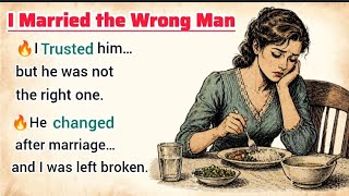 Wrong Marriage 🔥 I Married the Wrong Person (A Sad English Story)