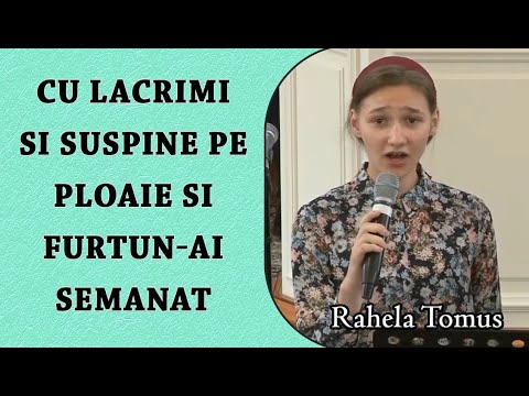 Rahela Tomus - Cu lacrimi si suspine pe ploaie si furtun-ai semanat | Poezie