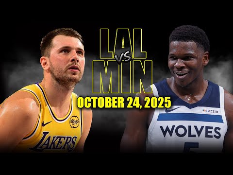 Los Angeles Lakers vs Minnesota Timberwolves Full Game Highlights - October 24, 2025 | NBA Season