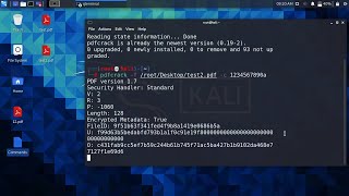 How to Recover Your Protected PDF Password in Linux and Windows (Kali Linux 2024.1)