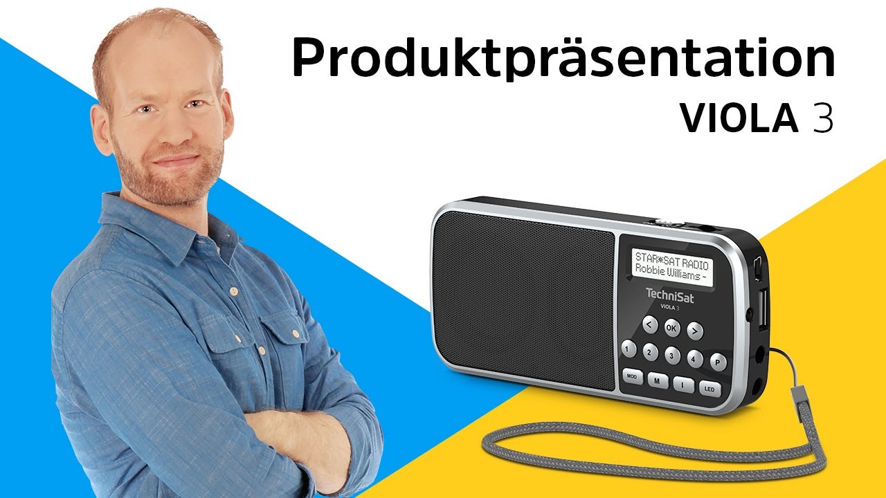 Technisat DAB+ Radio Viola 3 Schwarz