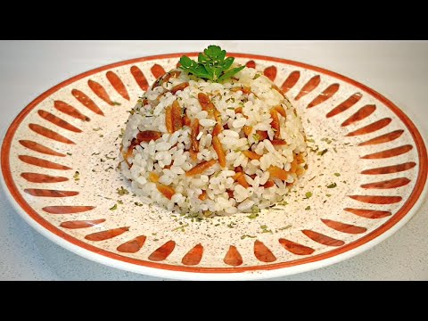 Fluffy, Buttery Rice with Orzo | Turkish Pilaf Recipe | Türk Pilavı | Healthy Home Cooking