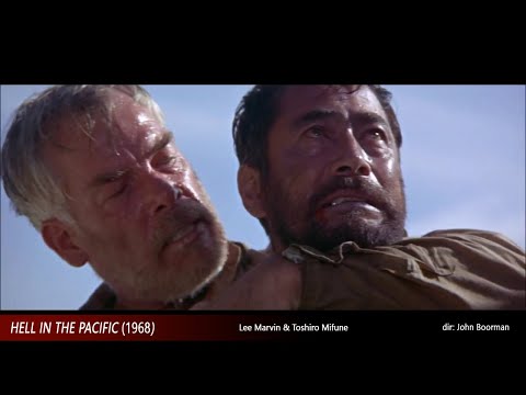 When crashed enemy pilots meet - Lee Marvin vs Toshiro Mifune
