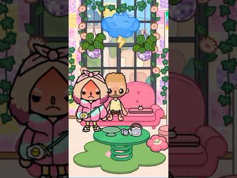 love Wednesday Addam's vs Enid 💘 #tocaboca #tocalifeword #shorts