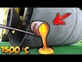 EXPERIMENT DRIVING ROAD ROLLER Vs LAVA