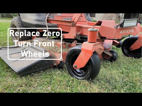 How to Replace the Front Wheels on an Ariens IKON X 52 Zero Turn Mower