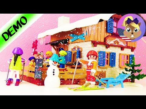 Playmobil SKI LODGE 9280 assembling | *NEW* Wintersport World with Skiing and Snowman