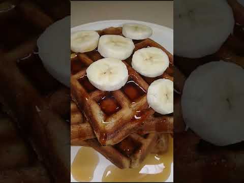Banana Bread Waffles So Delicious