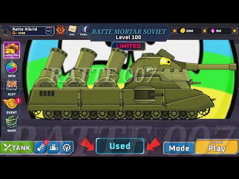 Tank Combat War Battle New Tank RATTE MORTAR SOVIET EVOLUTION UPComing New Update All 30 Tank Maxed