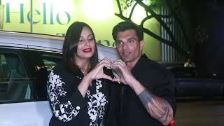 Bipasha Basu Singh Grover With Husband Karan Singh Grover Spotted At Akina Restaurant In Bandra