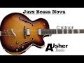 Jazz Bossa Nova C minor | Guitar Jam Track