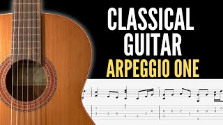 Download lagu Classical Guitar Arpeggio 1 | Essential Technique Exercise   Free TAB mp3