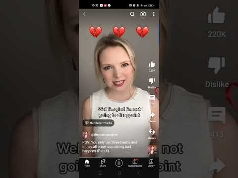 you get only 3 hearts and if they all break something bad happens all parts (@thejessicakaylee)