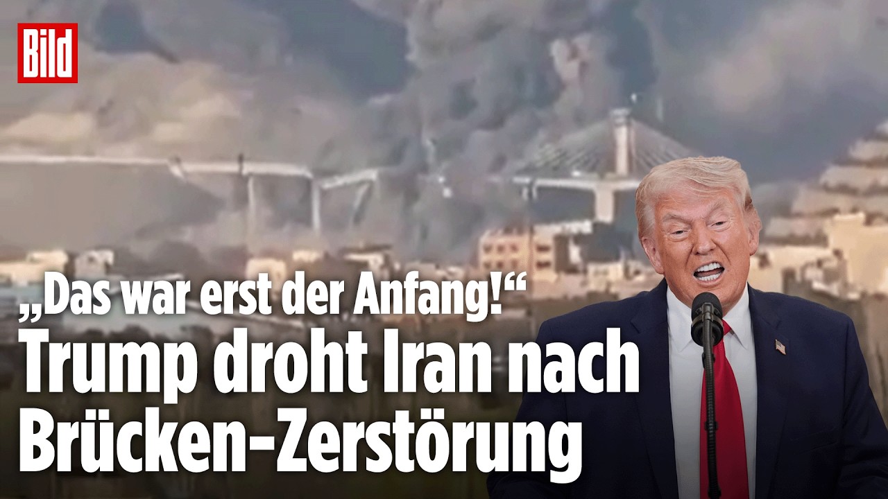 Heftige Explosionen in Teheran: USA zerstört größte Brücke in Iran – Tote und Verletzte