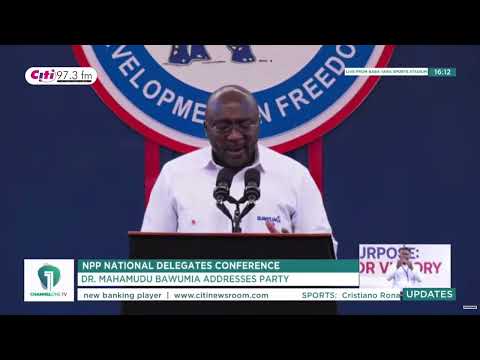 Bawumia Speaks Ahead of NPP National Executive Elections