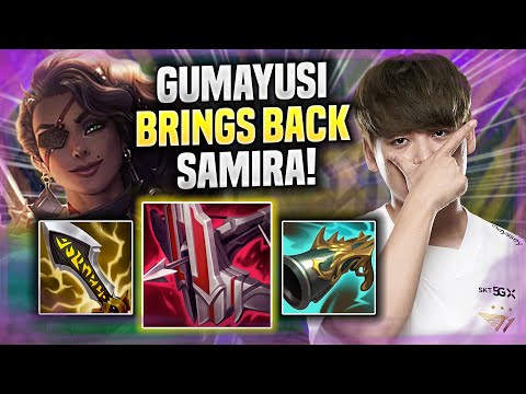 GUMAYUSI BRINGS BACK SAMIRA IN PRESEASON 2022! - T1 Gumayusi Plays Samira ADC vs Jinx!